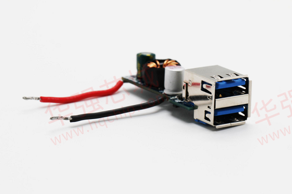 EDP3020快速充電方案PCBA側(cè)面圖