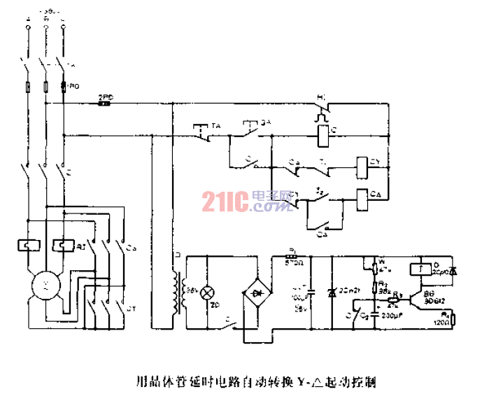 用晶體管延時(shí)電路自動(dòng)轉(zhuǎn)換.gif