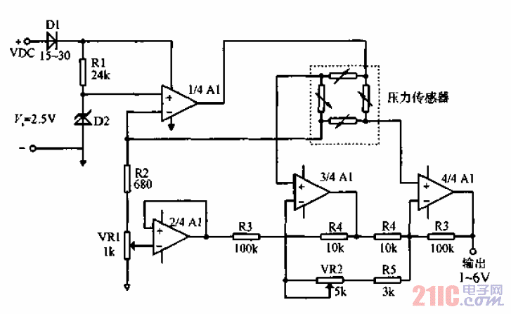 半導(dǎo)體壓力傳感器電路.gif