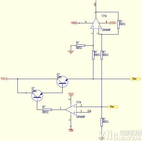 蓄電池充電用數(shù)控恒流源電路圖