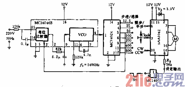 3.SAA1042步進電動機控制電路.gif