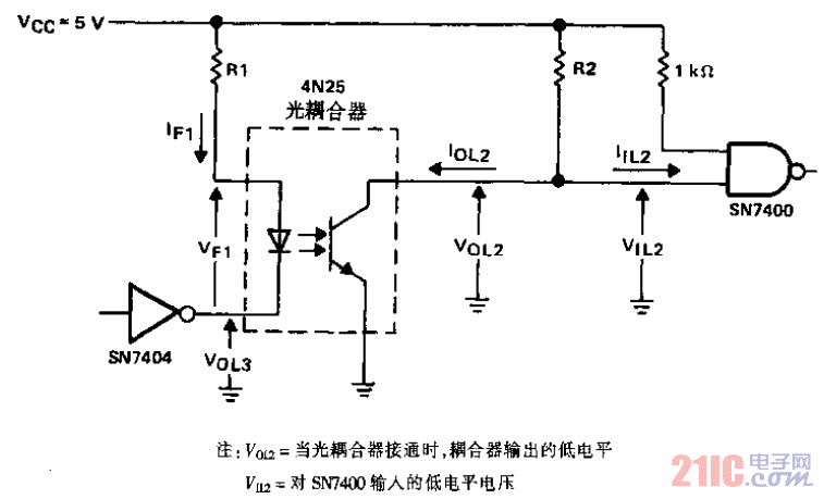 光耦合器用于接口電路02.gif