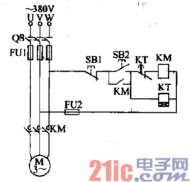 8.單臺(tái)三相異步電動(dòng)機(jī)時(shí)間控制電路.gif