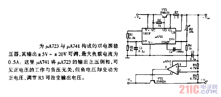 雙電源穩(wěn)壓器電路圖.gif
